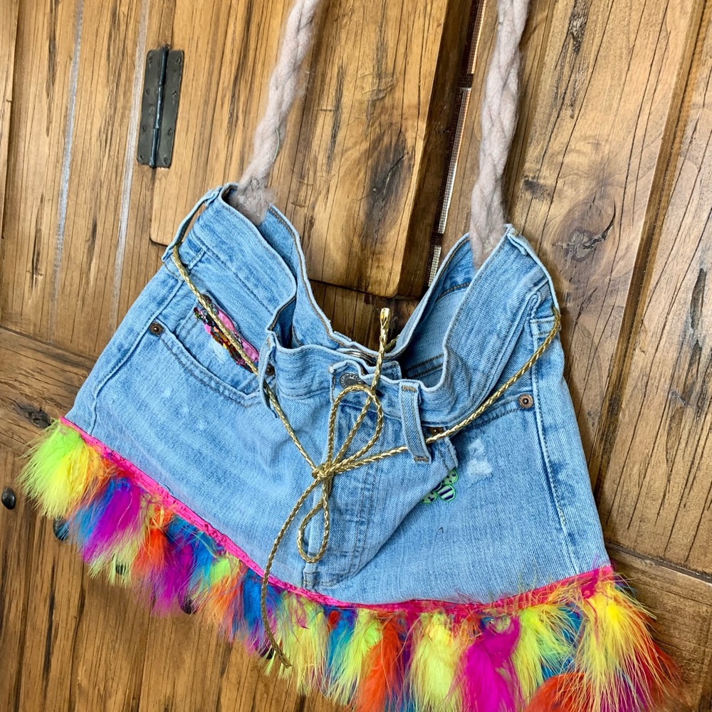 Boho shoulder bag/beach bag